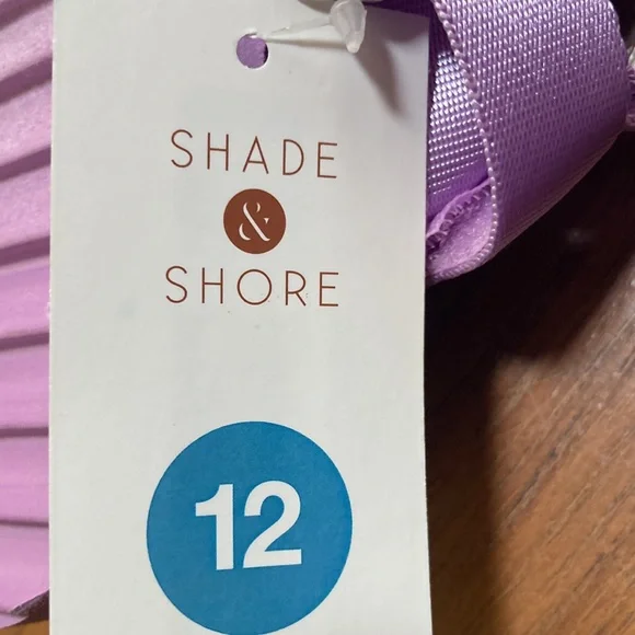 🎉FINAL PRICE!🎉 NWT Shade & Shore Lavender Velcro Strap Sandals Assorted… - Picture 3 of 4
